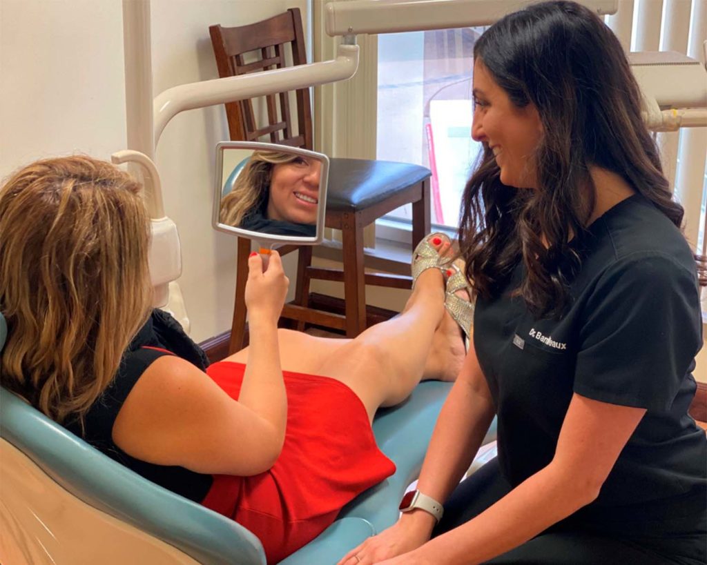 Dr. Camilla Barrilleaux listents to her patients to help them get the smile results they want.